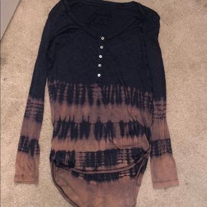 Free people long sleeve shirt